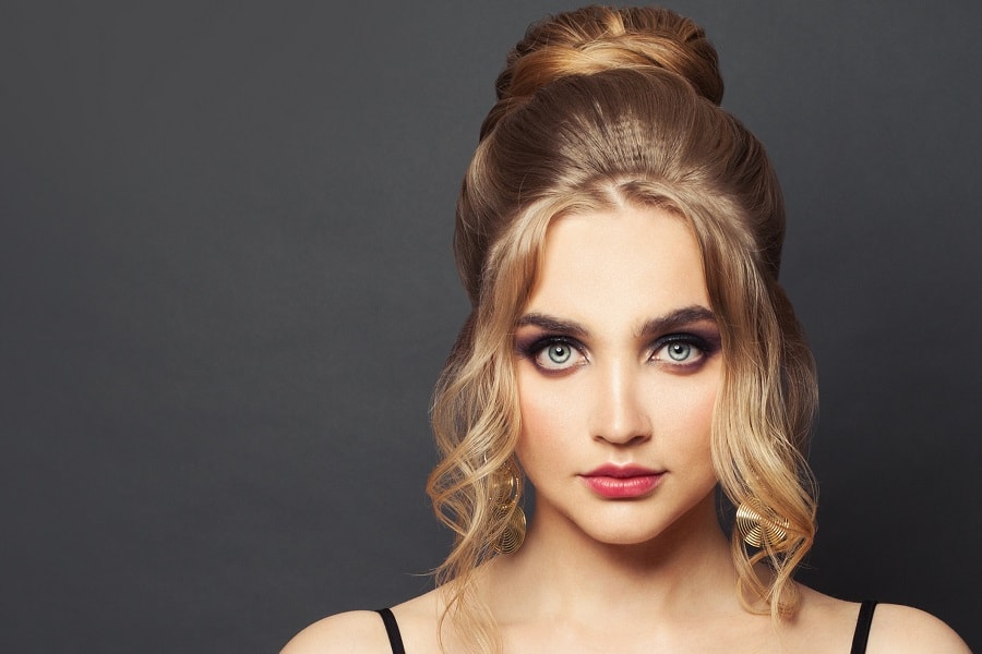 party hairstyle for blonde hair