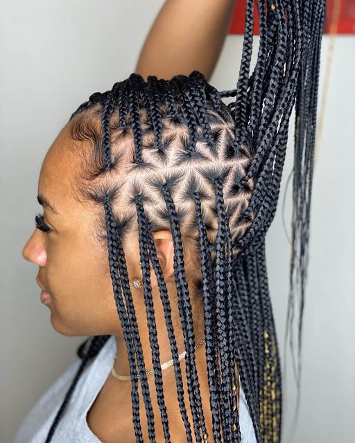 17+ images about Triangle part box braids on Pinterest Poetic justice