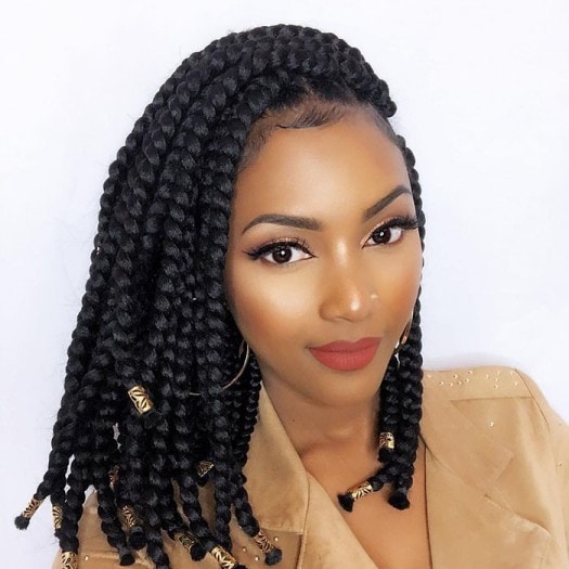 35 Elegant Bob Braids Hairstyle To Get Fresh Appearance | Hairdo Hairstyle