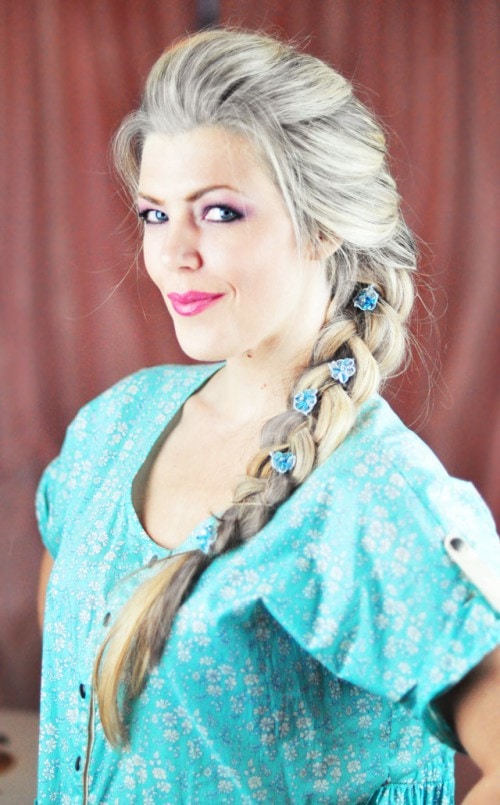 Elsa Inspired Braids
