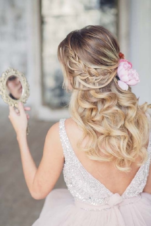 Half Up Half Down Wedding Hairstyles