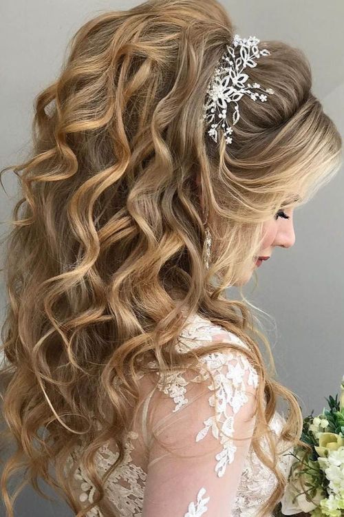 Half Up Half Down Wedding Hairstyles