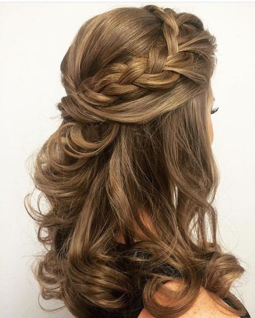 Half Up Half Down Wedding Hairstyles