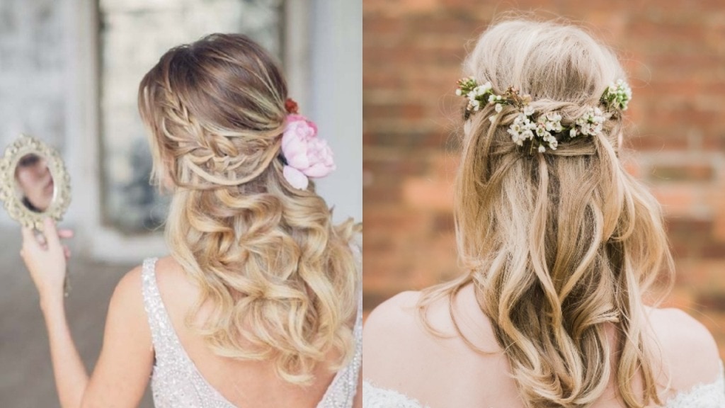 Half Up Half Down Wedding Hairstyles