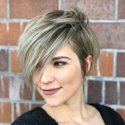 Pixie Cut with Bangs