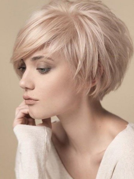 Pixie Cut with Bangs