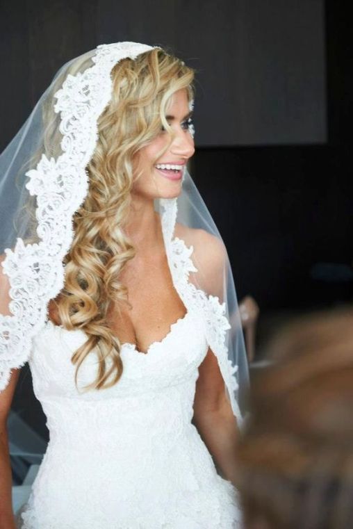 Top 36 Elegant Wedding Hairstyles With Veil Updo Straight  Curly   Tattooed Martha