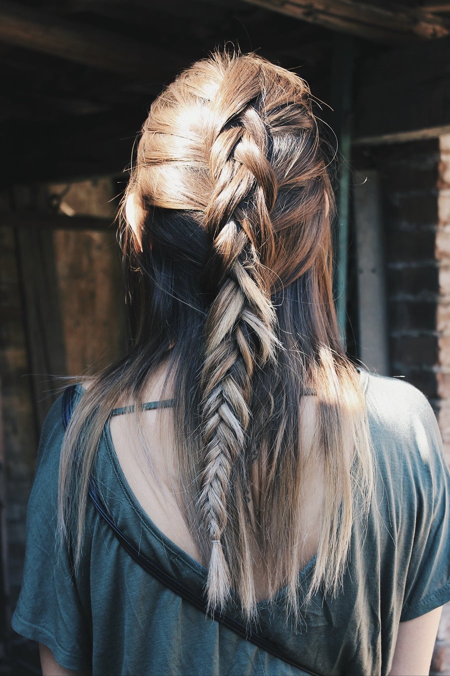 mermaid braid for ash blonde hair