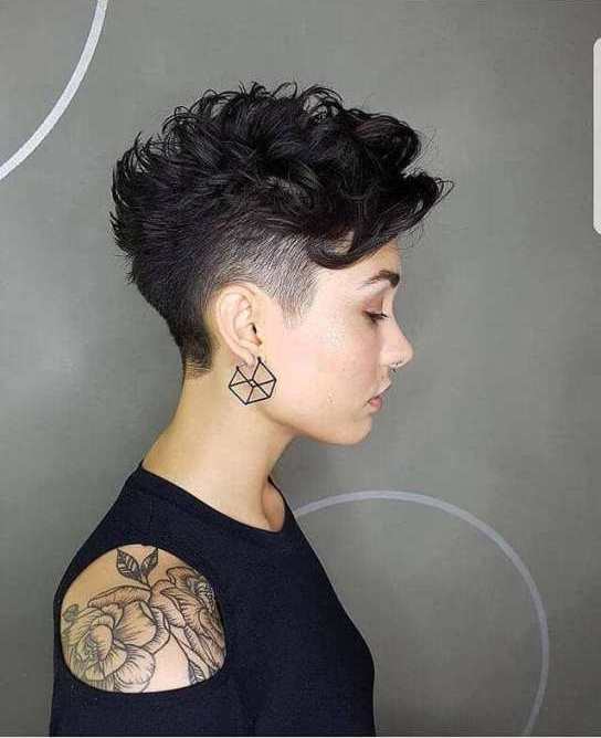 Curly Pixie Cut Hairstyles