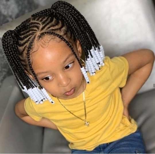 Hairstyles for Kids With Beads