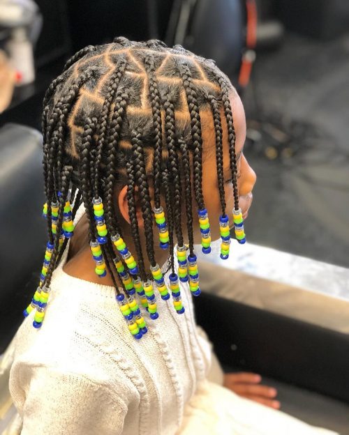 Hairstyles for Kids With Beads