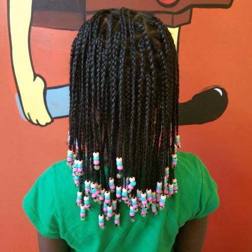 Hairstyles for Kids With Beads