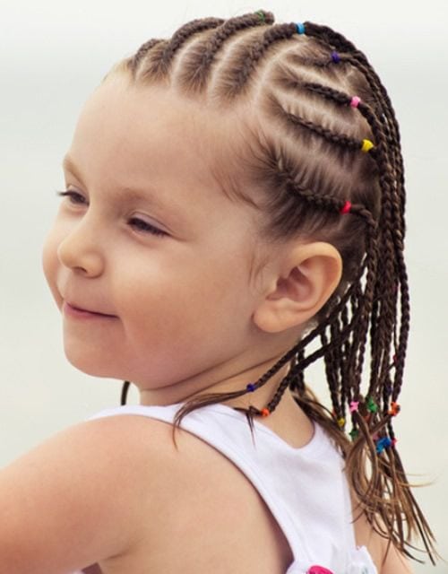 Hairstyles for Kids With Beads