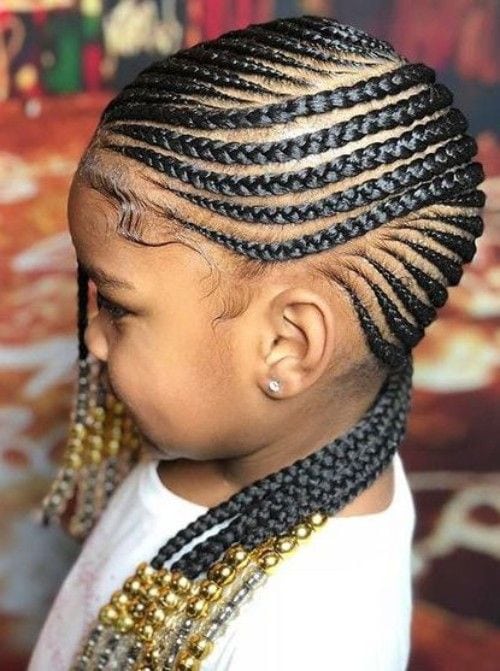 Hairstyles for Kids With Beads