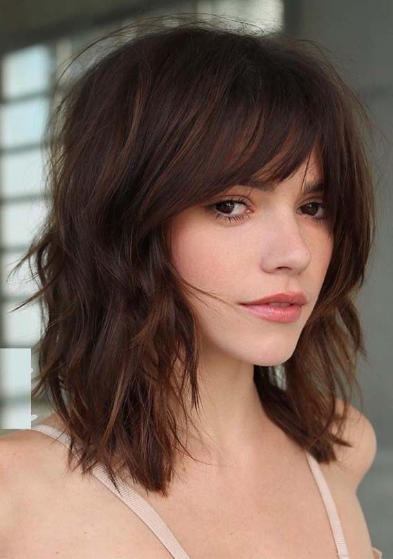 Medium Hairstyles with Fringes