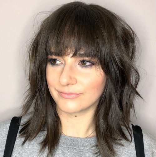 Medium Hairstyles with Fringes
