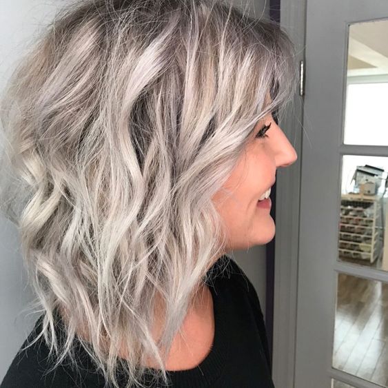 Medium Hairstyles with Highlights