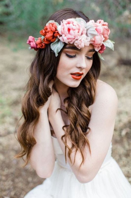 Wedding Hairstyles With Flowers