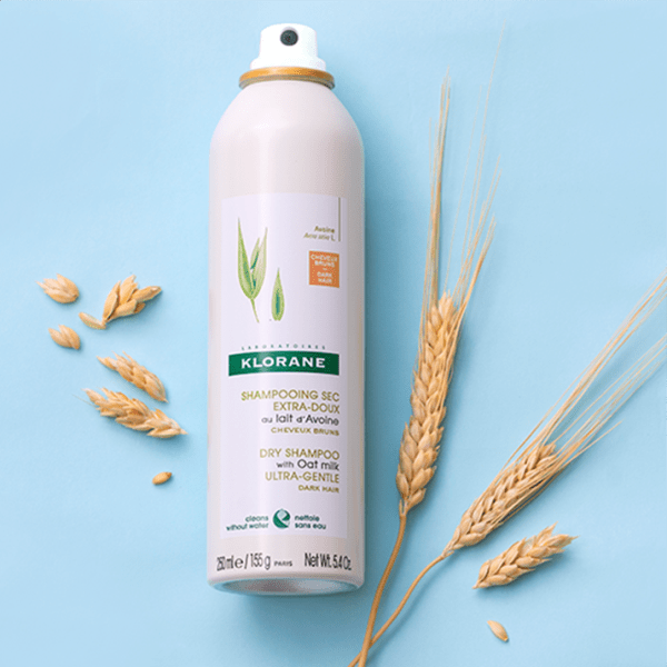Klorane Dry Shampoo With Oat Milk For Brown To Dark Hair