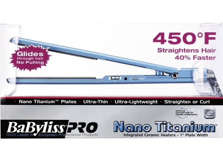 BaBylissPRO Nano Titanium Straightener