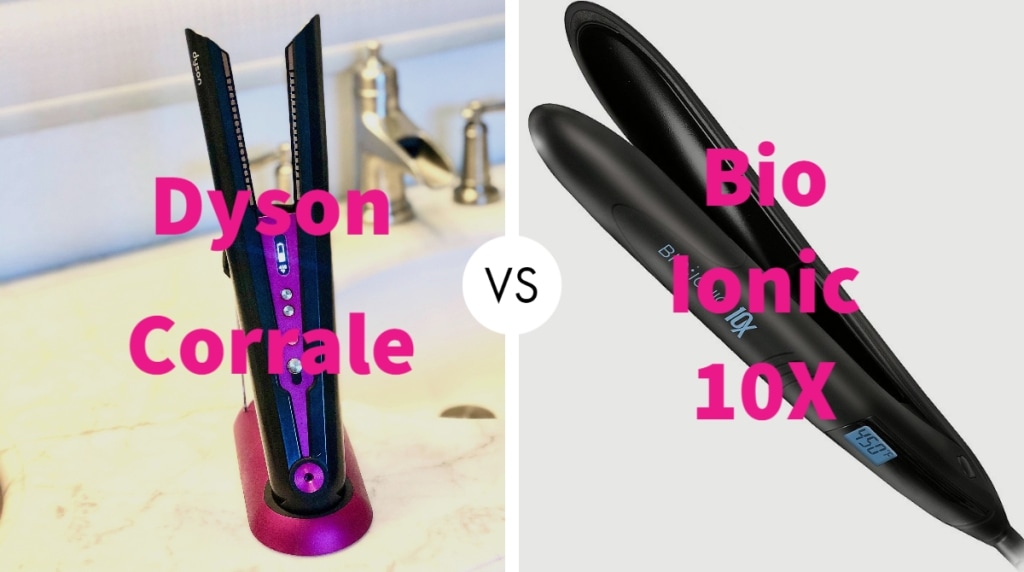 Dyson Corrale VS Bio Ionic 10X Straightener