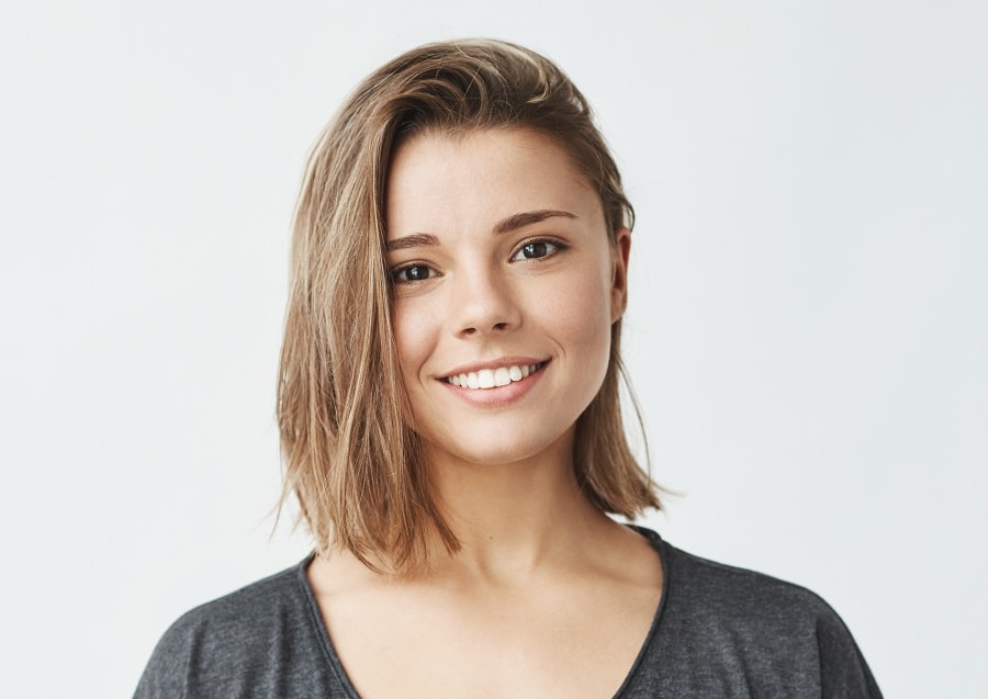 coupe bob brun sable