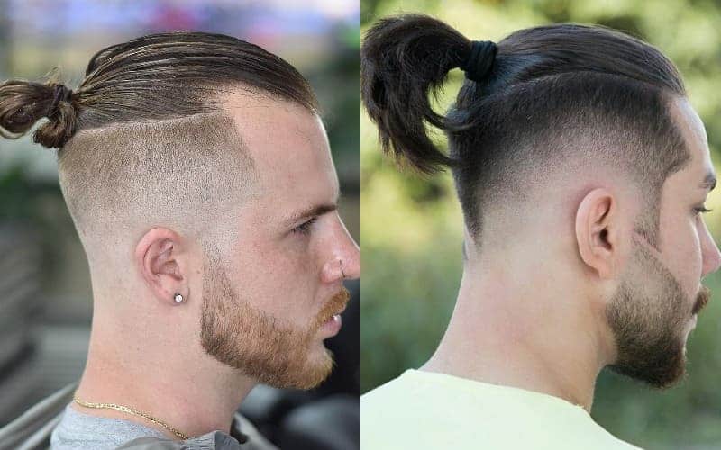 Long Hair Fade