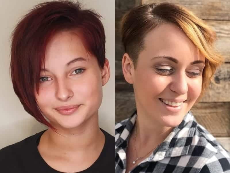 asymmetrical pixie cut