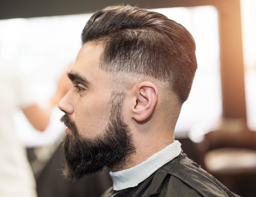 low fade for thick hair