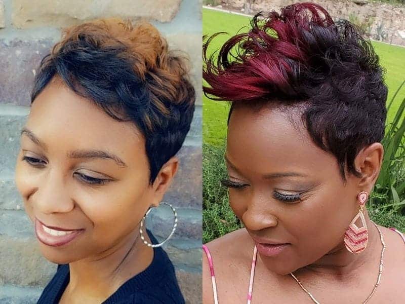 pixie cut for black women