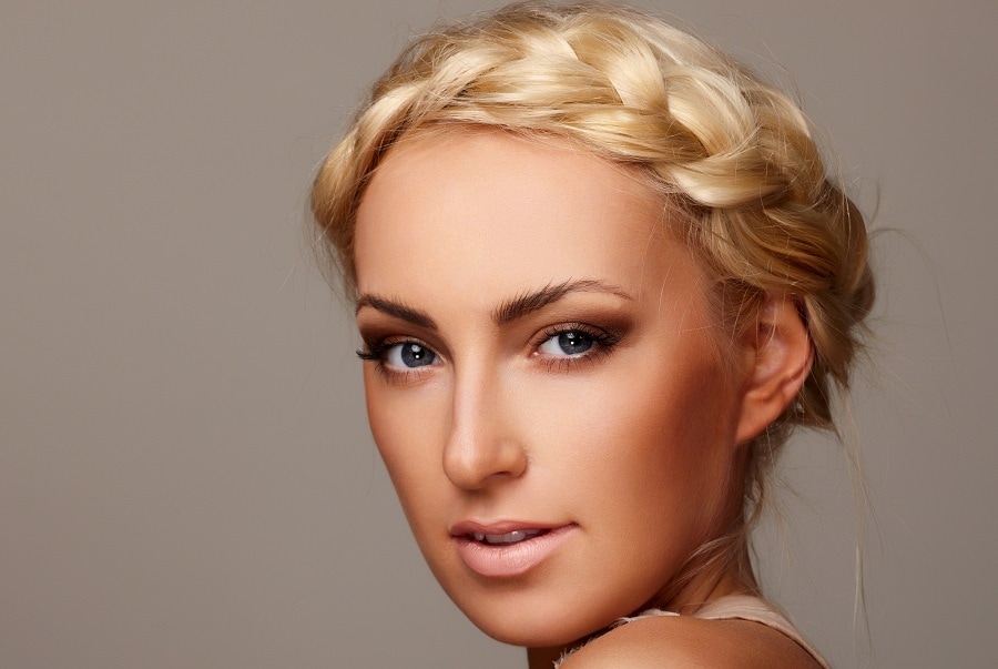 crown braid for thin hair