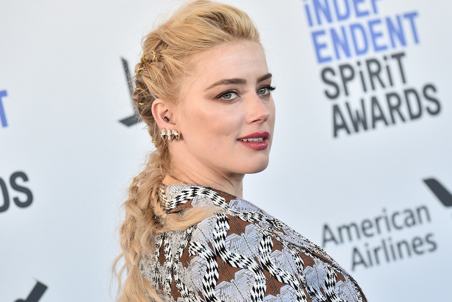 Blonde Actress Amber Heard