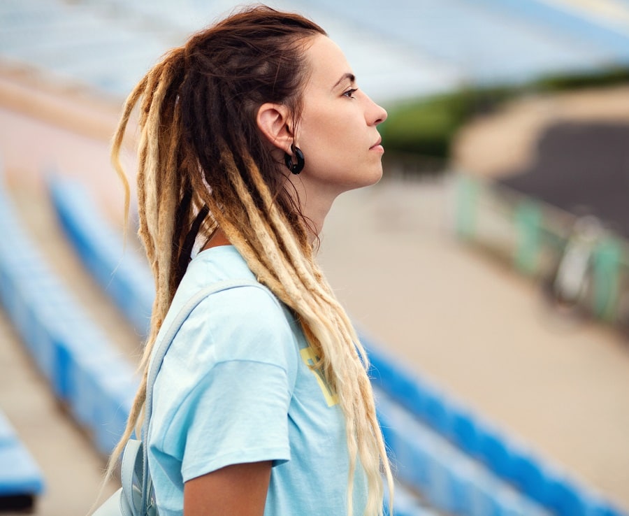 blonde ombre dreads