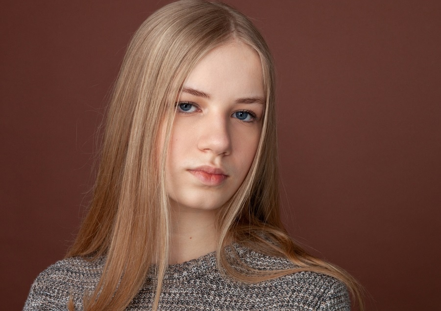 champagne blonde hair color for blue eyes and fair skin