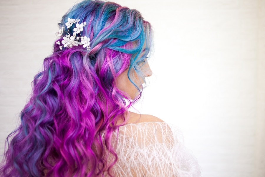 curly mermaid hair