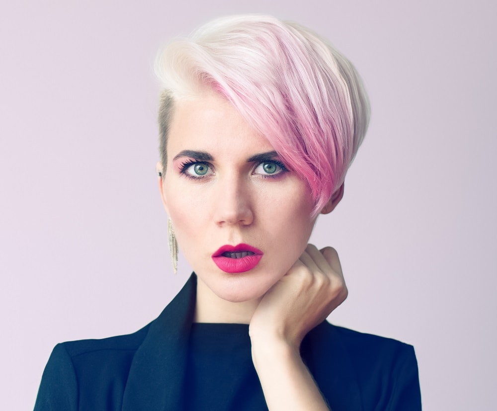 hair color for women with green eyes and short hair