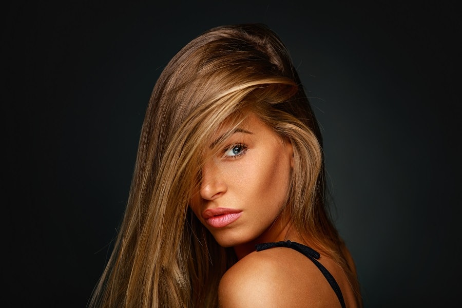 honey blonde hair color for tan skin