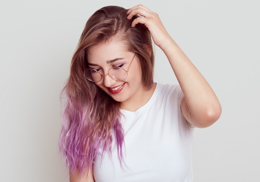 lilac lavender hair