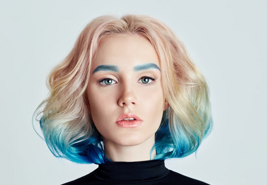 1. Pastel Blue Hair with Dark Roots: 10 Stunning Examples - wide 11