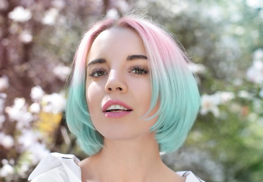 short ombre mermaid hair