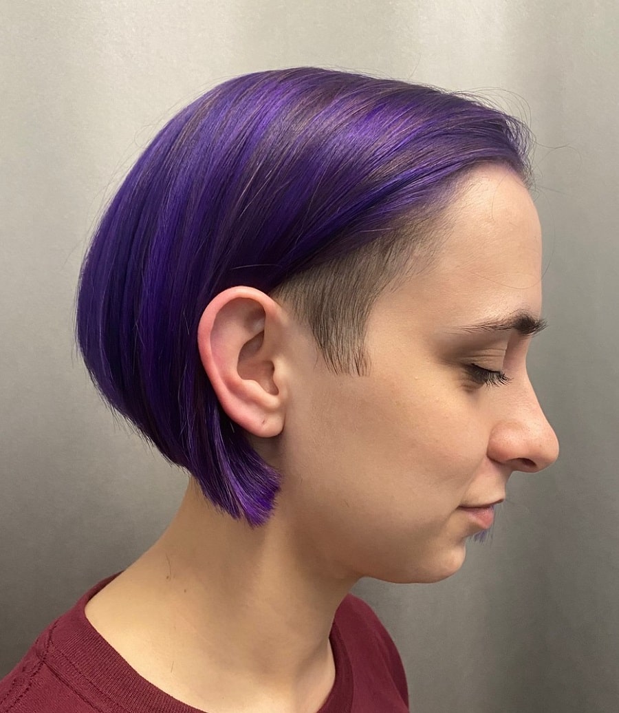 graduated undercut bob