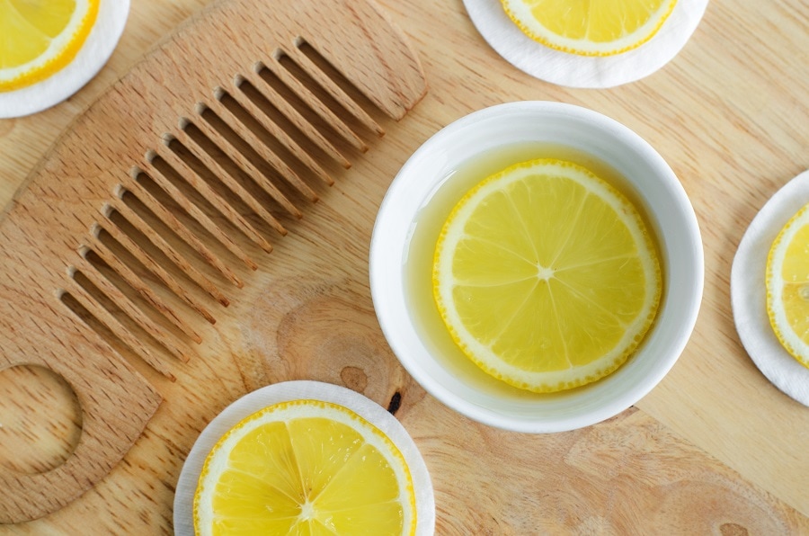 using lemon juice to get white hair naturally
