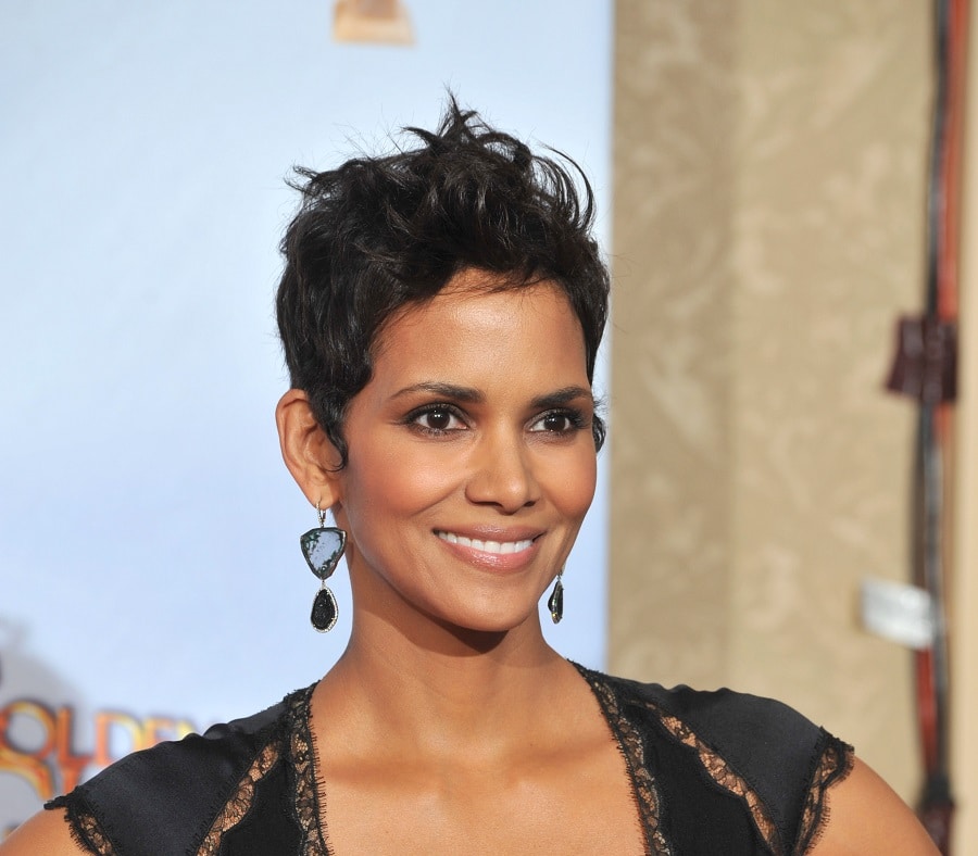 Halle Berry With Short Hair