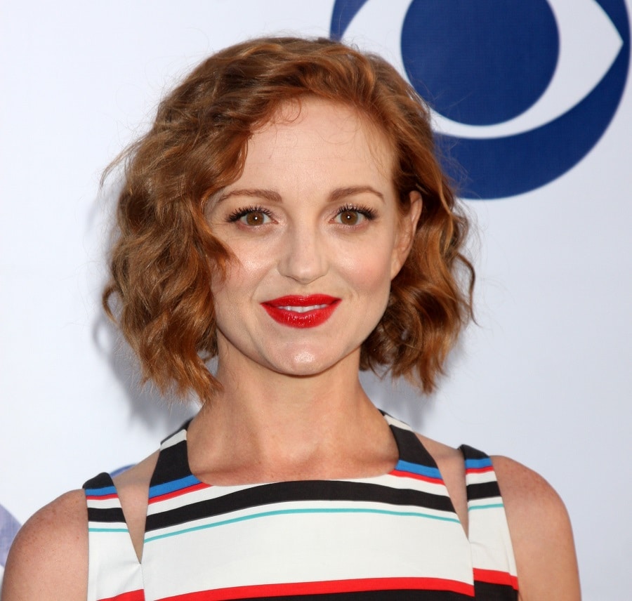 Jayma Mays With Short Red Hair