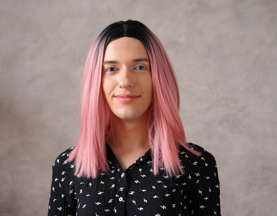 ombre hair for androgynous girl