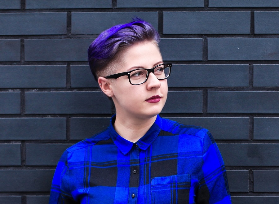 androgynous haircut for round face