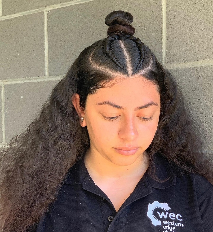 braids for thick curly hair