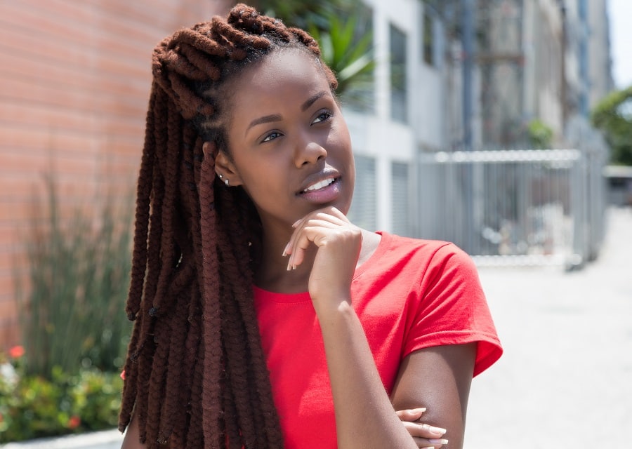 dreadlocks hairstyle for black women