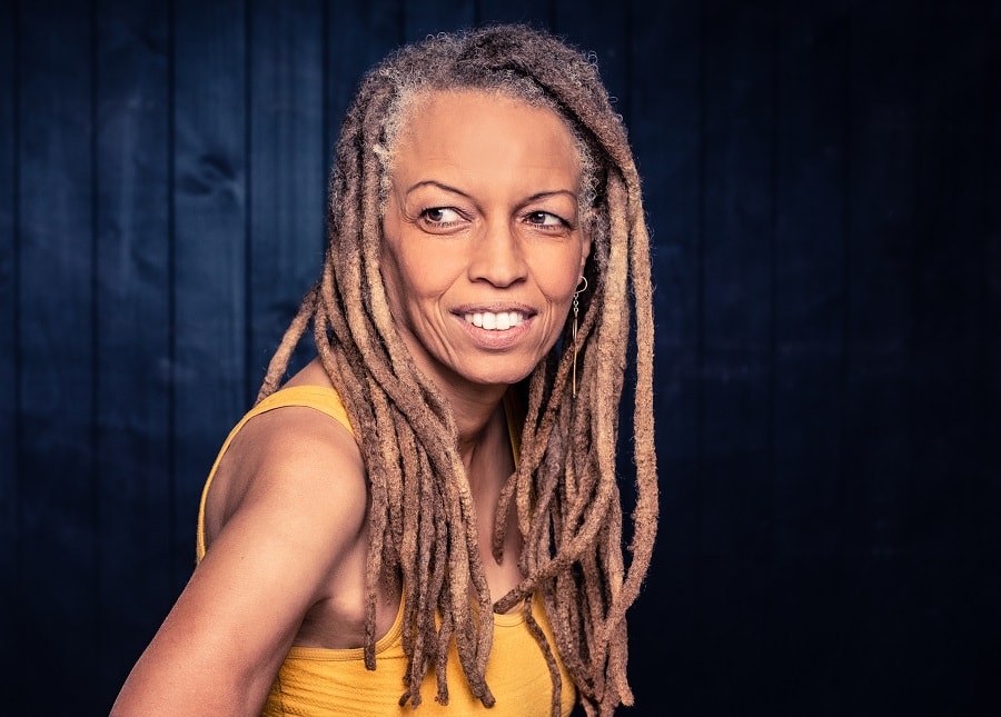 dreadlocks styles for older women