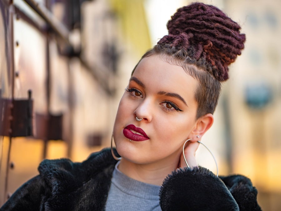 high updo hairstyle